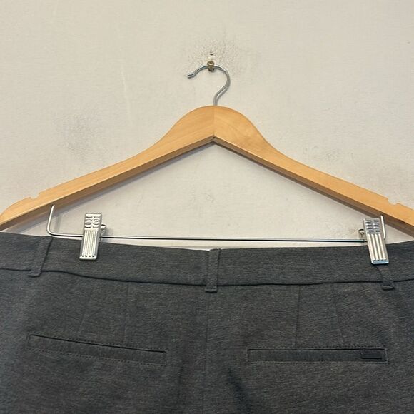 WHBM gray stretch slim ankle pants Size 12 New - Picture 6 of 10